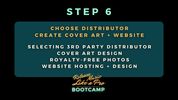 STEP 6 | CHOOSE DISTRIBUTOR, CREATE COVER ART + WEBSITE