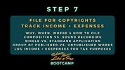 STEP 7 | FILE FOR COPYRIGHTS, TRACK INCOME + EXPENSES