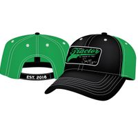 USA Made Drive A Tractor Hat - Green/Black