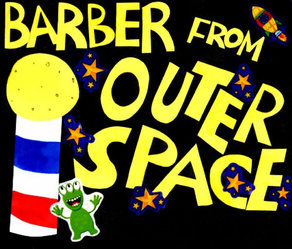BARBER FROM OUTER SPACE is a new musical written by Nicola McEldowney (book) and Rachel Gambiza (music and lyrics).  It premiered in May 2014, as a staged reading, at The Planet Connections Theatre Festival in New York City.