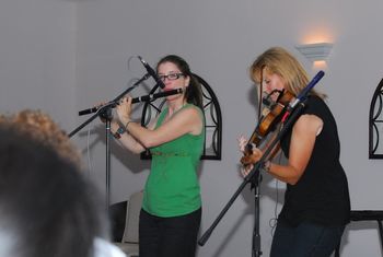 Susan Lindsay and Nikki Tearing it up at the Cape Cod Celtic Festival 2008
