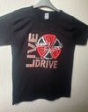 Live on the Drive T Shirt - Unisex Tartan (Limited Edition)