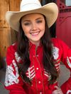 Autographed Photo Red Cowgirl