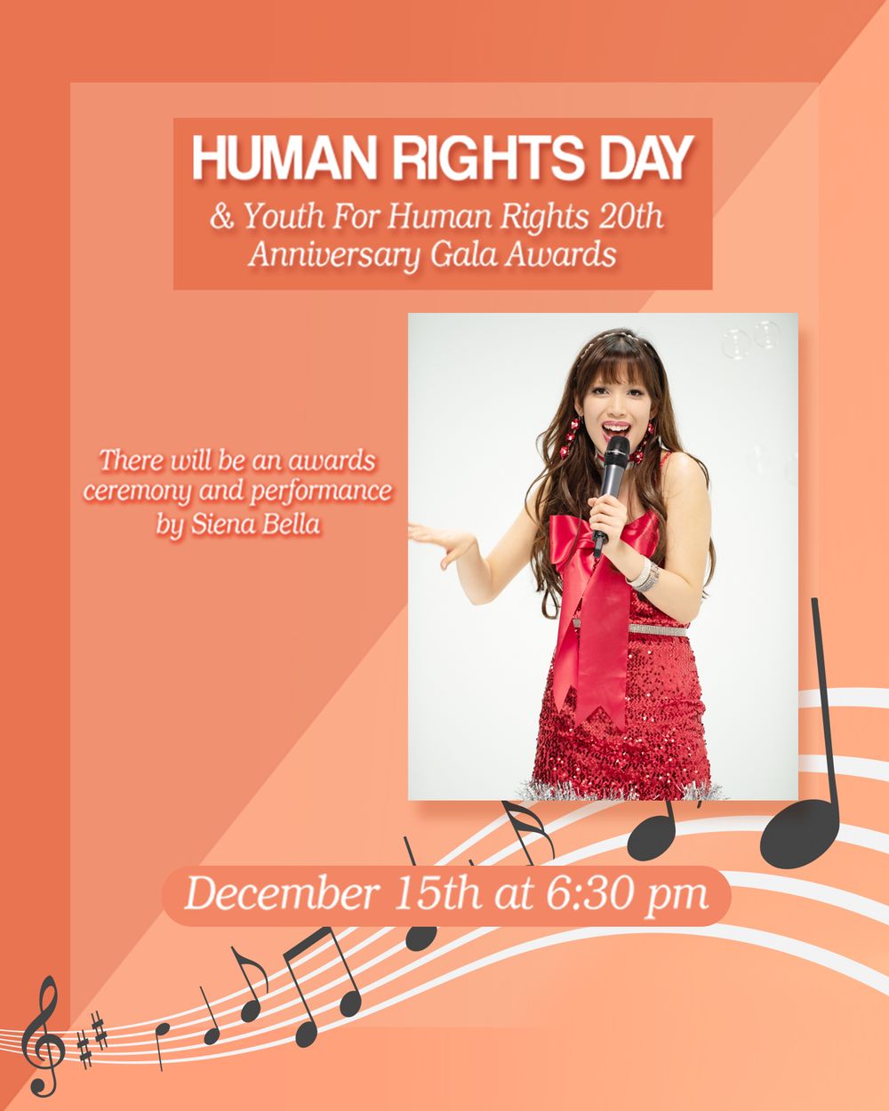 Human Rights Day Gala Awards December 15, 2021 6:30pm
