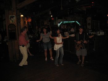 Dancing it up at Murphy's.
