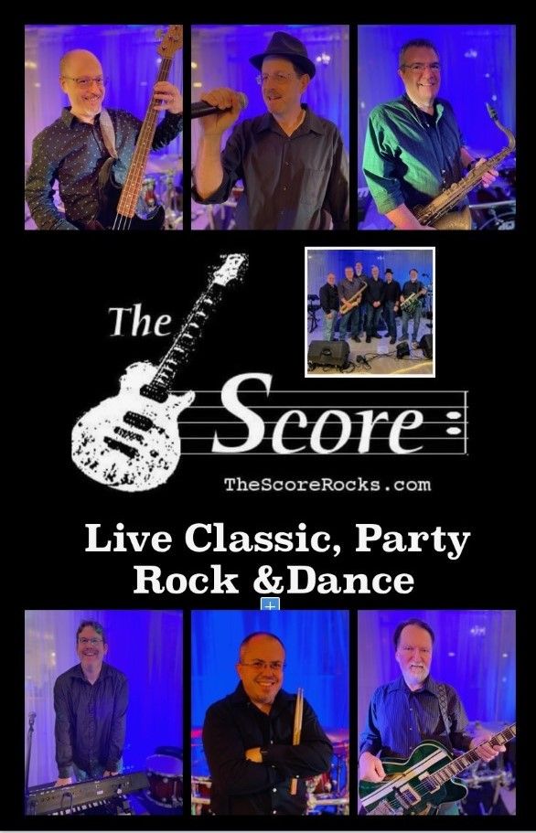Now booking for 2022! We play public venues, bars, clubs, Town Greens, class reunions, private parties, BBQs & weddings -formal or casual with Reasonable Rates.   
The Score is fully COVID vaccinated.                                   
          To Book:  Info@thescorerocks.com or call Matt at 860-937-1940

          
ENTER THE OFFICIAL  SCORE WEBSITE BY CLICKING ON THE BIG PICTURE!