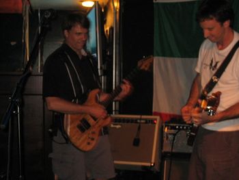 Dave Blodgett was SO happy to be playing with brother Kent. Rock on, boys.
