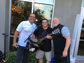 With former Pittsburgh Steelers Tunch Ilkin & Craig Wolfley, SpringHill Suites, Latrobe 7/28/2018
