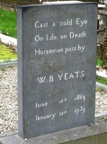 Yeats' famous resting place
