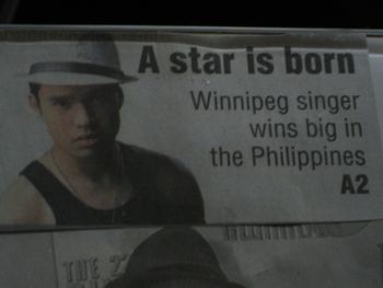 Winnipeg Free Press - Front Page Feature - Christmas Eve, 2009
