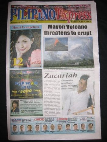 Pilipino Express News Magazine - Front Cover Feature
