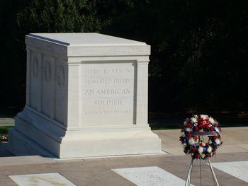 The wreath was placed during a special ceremony.
