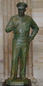 General Dwight D. Eisenhower in the Capitol building.
