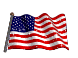 sparkling US flag