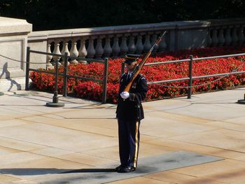 The time honored changing of the guard.
