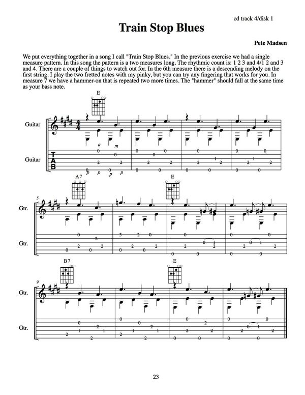 learnacousticblues Intro to Blues Fingerpicking