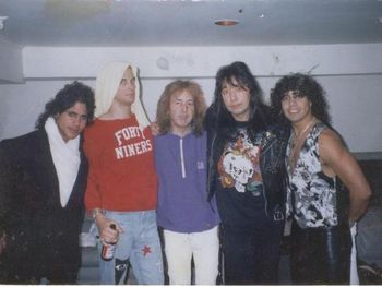 Philip with "Criss" featuring Peter Criss and Ace Frehley
