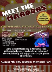 Meet The Maroons Athletic Booster Fundraiser