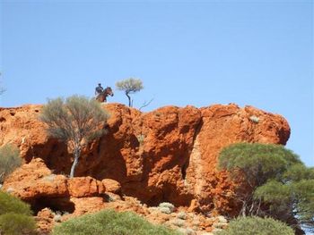 On top of the breakaways at Challa
