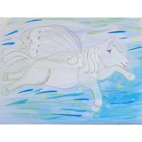 Bright Horse - 8 x 10 Eco-Art Print by Paula Gilbert