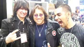 Michael Angelo Batio, Gustavo & TV personality (and let me tell you he's cool !!!) Jose Mangin
