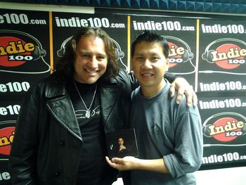 With the Awesome Mickey Yeh @ the Radio Station.(c)2012 AIP
