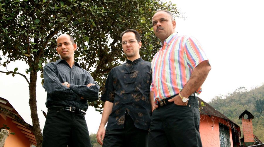 Left to right: Edward Simon, Michael Simon, Marlon Simon