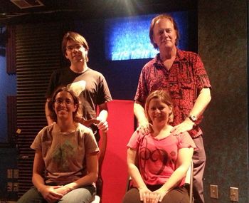 After the Recording session for our Single "Daddy's First Christmas" with Michael Ronstadt and Janet Marquardt - October 2013.
