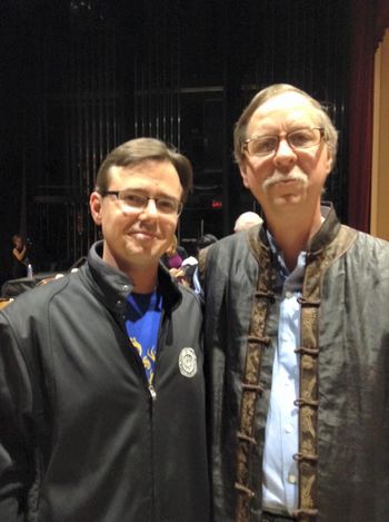 With Gordon B. Stout. Celebrate Marimba! Orchestra, Kutztown University, Sunday November 8, 2015.
