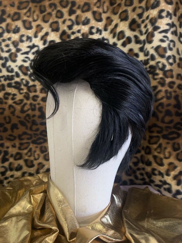 elvis tribute artist wig