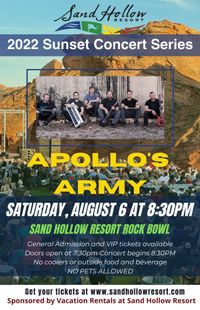Apollo's Army Live At The Sand Hollow Rock Bowl!