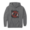 Zerk - Logo - Red & Grey Hoodie