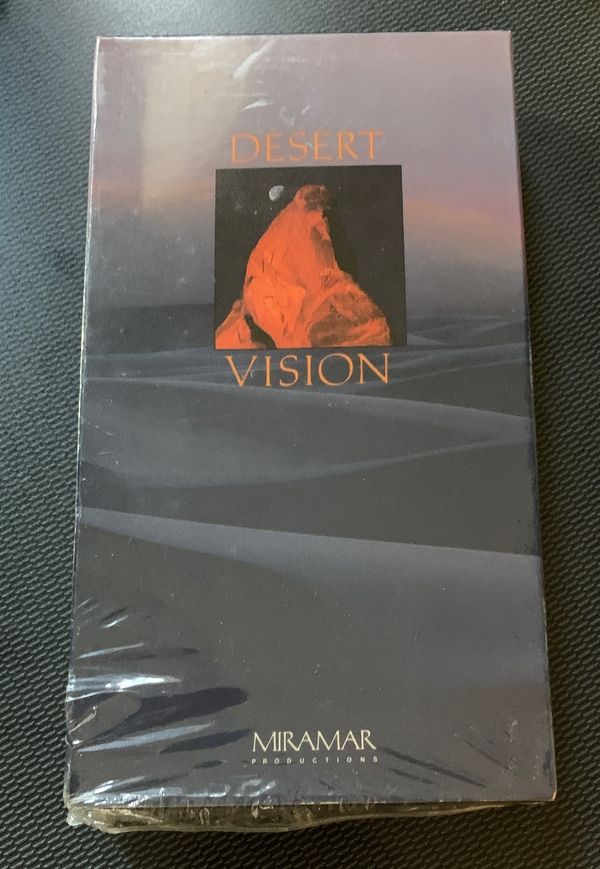 Desert Vision VHS Tape Shrinkwrapped. (1987)