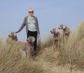 On the sand dunes
