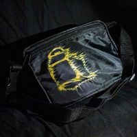 Ratskin Records Hand  Painted Fanny Pack 