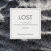 Lost - Intermediate Level Viola & Piano Sheet Music & Backing Track