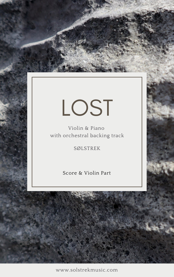 Lost - Intermediate Level Violin & Piano Sheet Music & Backing Track