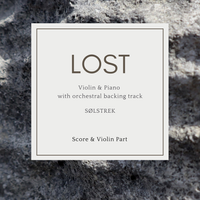 Lost - Intermediate Level Violin & Piano Sheet Music & Backing Track