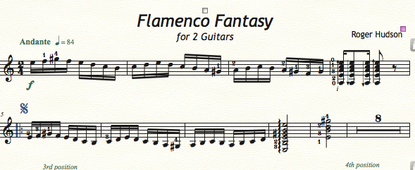 flamenco fantasy guitar