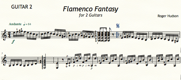 flamenco fantasy guitar