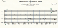 Ancient Ritual and Peasant Dance  - Full Score