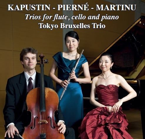 Kapustin - Pierné - Martinu : Trios for flute, cello & piano" : CD