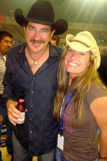 Hanging out with Kix Brooks at the CBR Championship during Music Fest!
