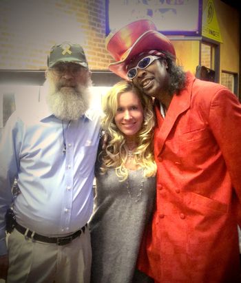 Keith Maupin, me, and Bootsy Collins at the CD Release Event for The Fallen Heroes Memorial!
