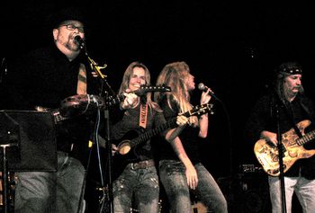 McGuffey Lane rockin' out with my help at the Madison Theater, Cincinnati Ohio.  