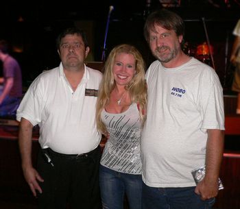 Radio personalities from around the Cinci area at the Whiskey Dick's show!  