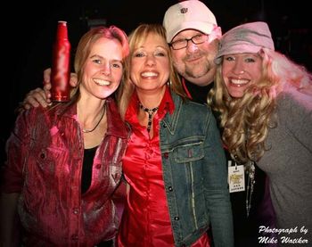 John Schwab, the gals, and me @ The LC!  