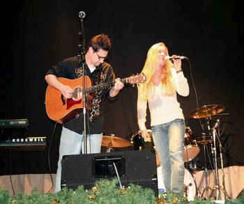 Mr. Chris Lute and me raising some $ for Rock for Tots-Chillocothe, Ohio!  