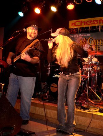 McGuffey Lane Show....John and me rockin' out at Coyote Ridge's New Year's Eve Bash!
