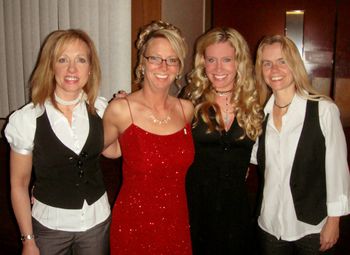 Erica from the Yellow Ribbon Support Center and the gals @ the Charity event!  